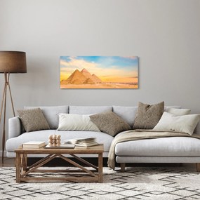 Az egyiptomi piramisok képe (120x50 cm)