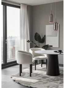 Antracitszürke LED függőlámpa üveg búrával ø 13 cm Fiuggi – Candellux Lighting