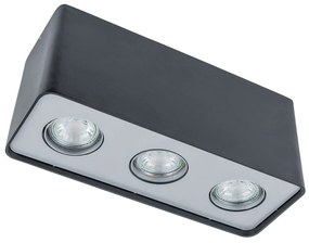 ITALUX FH31433S-BL HARRIS Kocka Mennyezeti Lámpa Fekete GU10 IP20