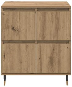 Oldalszekrények 2 pcs kézműves tölgy 120 x 35 x 70 cm Faanyag