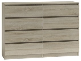 Aldabra M8 140 komód, 138x97x40 cm, sonoma