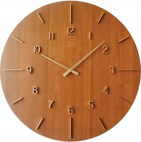 Elegáns Fa Barna Falióra Jvd HC701.1 70 cm Arany Mutatók