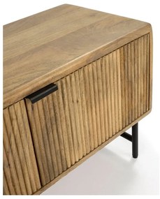 Natúr színű mangófa TV-állvány 145x50x40 cm Mundra – MOME