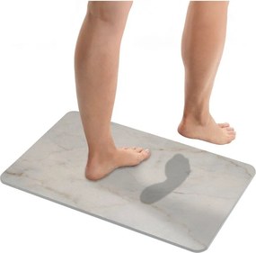 Szürkésbarna kovaföld fürdőszobai kilépő 39x60 cm Itamos – Wenko