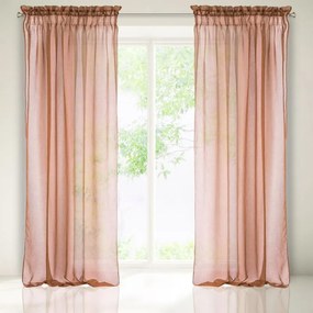 Készfüggöny szalagon 140x300cm Piros