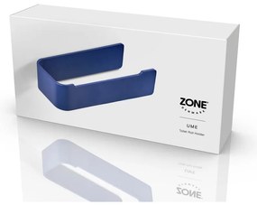 Kék fali fém WC-papír tartó Ume – Zone