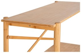 Natúr színű bambusz konzolasztal 32x83 cm Manaus – House Nordic