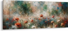 Kép – Pipacsmező absztrakciója (120x50 cm)