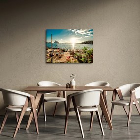 Kép - Strand emberekkel (70x50 cm)