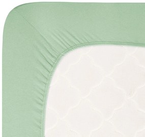 4Home Lycra jersey lepedő zöld, 90 x 200 cm