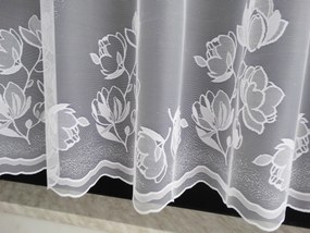 Mg Függöny jacquard 32174 Fehér 180cm magas 0,5m