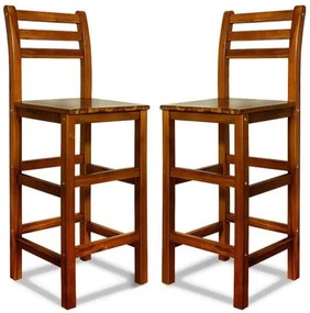 Casaria® 2 darabos bárszék szett - akác