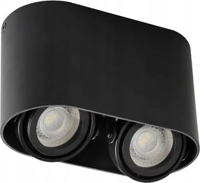 Spot Mennyezeti Spot Lámpatest Toleo DTO250-B 2x25W