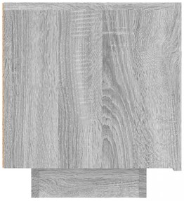 szürke sonoma színű szerelt fa TV-szekrény 100 x 35 x 40 cm