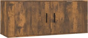 vidaXL füstös tölgy színű fali TV-szekrény 100x34,5x40 cm
