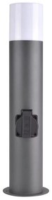 Kültéri lámpa DALLAS 1xE27/12W/230V IP44 antracit, aljzattal