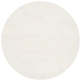fehér tömör fenyőfa asztallap Ø80 x 2,5 cm
