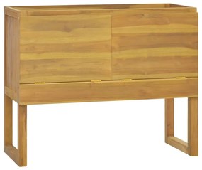 tömör tíkfa fürdőszobaszekrény 90 x 40 x 75,5 cm