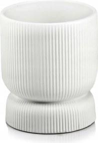 Kerámia kaspó fehér matt 16x16x20 cm Polnix 03.105.16