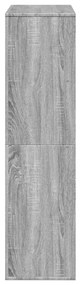 szürke sonoma színű szerelt fa könyvespolc 100 x 33 x 125,5 cm