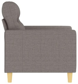 tópszínű szövet kanapéfotel 60 cm