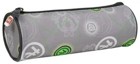 Tolltartó, henger alakú, cipzáras, LEGO Ninjago Elemental Master of Energy, szürke-mintás (L100502501)