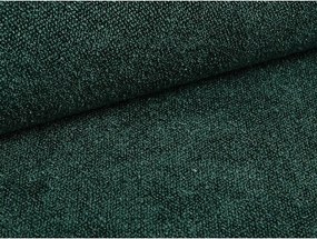 Sötétzöld kárpitozott ágyneműtartós franciaágy ágyráccsal 200x200 cm Eric – Micadoni