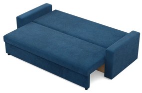 Zeus kanapéágy, kordbársony, bonell töltet, egyenes kartámasz, kék