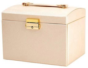 Ékszertartó táska, több színben-pezsgőszín