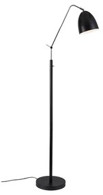 NORDLUX Alexander állólámpa, fekete, E27, max. 15W, 16cm átmérő, 48654003