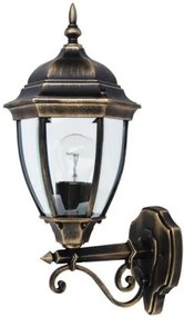 RÁBALUX 8382 TORONTO Klasszikus Kültéri Fali Lámpa Antik Arany E27 IP44