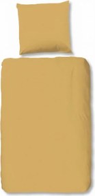 Hip Pamut ágyneműhuzat garnitúra szatén 140x200/220+60x70 cm 2el. sárga Okker