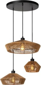 Lucide YUNKAI 10413/03/72 Függőlámpa 3x60w/e27 ip20