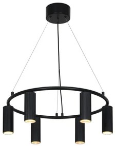 Nordlux - VICO kábeles csillár 6xGU10/5W/230V fekete