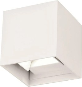 Nova Luce kültéri fali lámpa Como fehér alumínium Led 2x3W 3000K 220-24