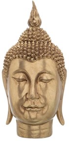 Dekoratív Arany Buddha fej Figura 16,5 x 15 x 31 cm