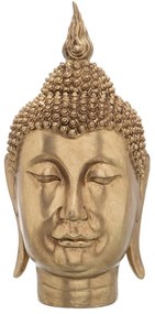 Dekoratív Buddha fej Figura 16,5 x 15 x 31 cm