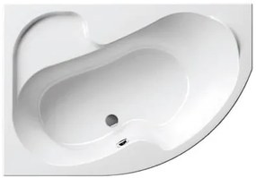 Asszimetrikus kád Ravak Rosa I 140x105 cm akrilát bal CI01000000