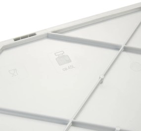 Keeeper Összecsukható doboz Ben 45 l Light Silver