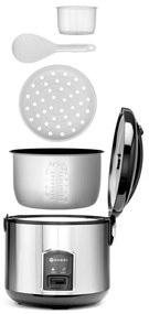 Fekete-ezüstszínű rizsfőző – Hendi