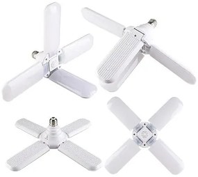 Erős Ventilátor formájú, kinyitható E27 LED lámpa / állítható vetítési szöggel 75 W