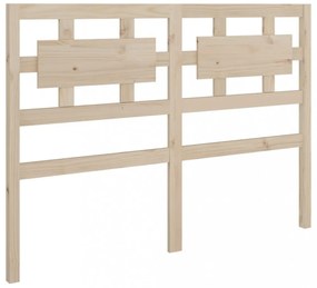 tömör fenyőfa ágyfejtámla 125,5 x 4 x 100 cm