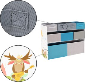 Rendszerező/Polcállvány játékokhoz, sokszínű/minta, DARLING TYP 2