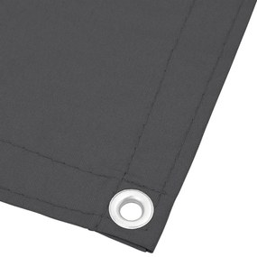 antracitszürke 100% oxford poliészter erkélyparaván 75 x 800 cm