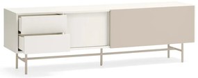 Bézs-krémszínű TV-állvány 180x56 cm Nube – Teulat