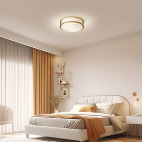 Brilagi - ELARO mennyezeti lámpa 2xE27/40W/230V, átmérő 26 cm, arany