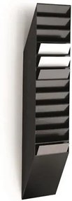 Prospektustartó, fali, álló, A4, DURABLE FLEXIBOXX 12, fekete (DB1709763060)