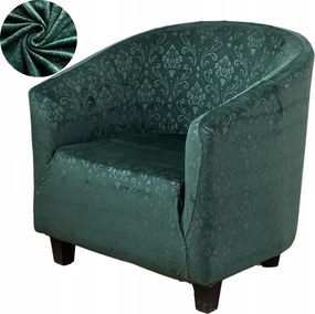 Klubszék Huzat Velúr Dombornyomott Prémium Dísz Oeko Tex Zöld
