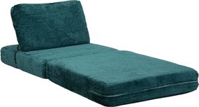 Kékeszöld kinyitható buklé fotel Faster – Mauro Ferretti