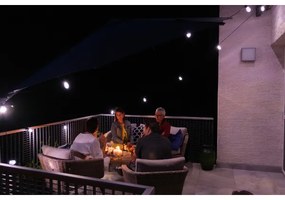 Immax NEO 07900L -LED RGB+CCT Dimmelhető lánc 15xLED/1W/230V 15m Wi-Fi Tuya IP65 + távirányító